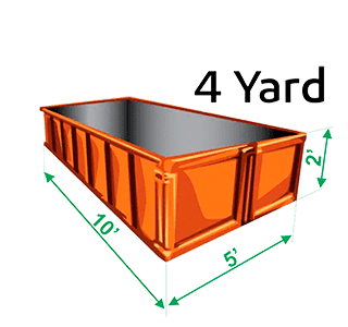 4 Yard Mini Bin in GTA.