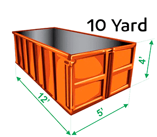 10 Yard Garbage bin.