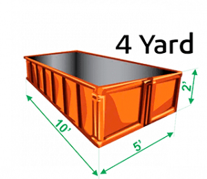 4 Yard Mini Bin in GTA.